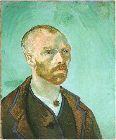 Van Gogh. "Self-Portrait Dedicated to Paul Gauguin." (1888)