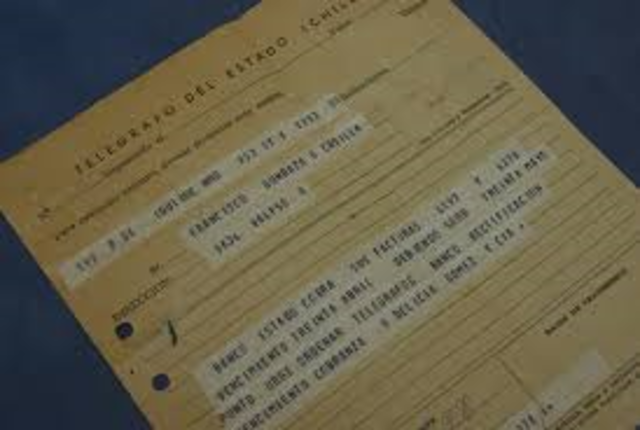 PRIMER MENSAJE TELEGRAFICO