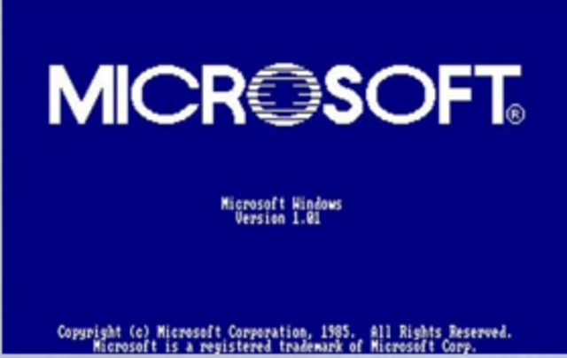 Microsoft presenta el software Windows 1.1