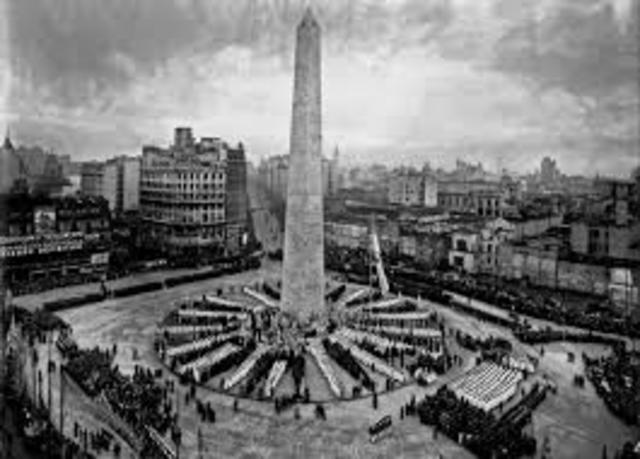 Inauguración del Obelisco (nacional)