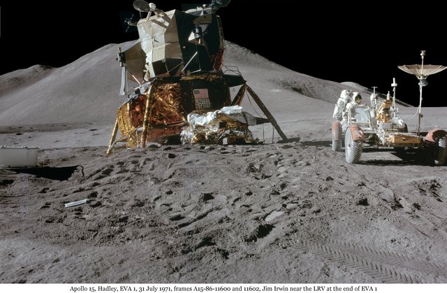 Rover tested on moon (USA)