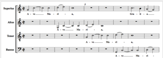 Ave Maria by Josquin des Prez