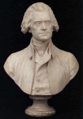 Bust of Thomas Jefferson - Jean-Antoine Houdon