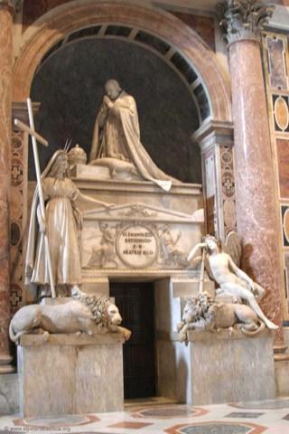 Tomb of Pope Clement XIII – Antonio Canova