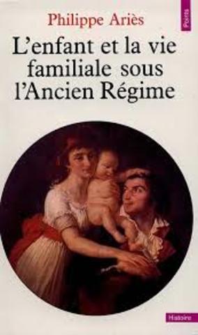 libro: El niño y la vida familiar en el Antiguo Régimen de Philippe Ariès