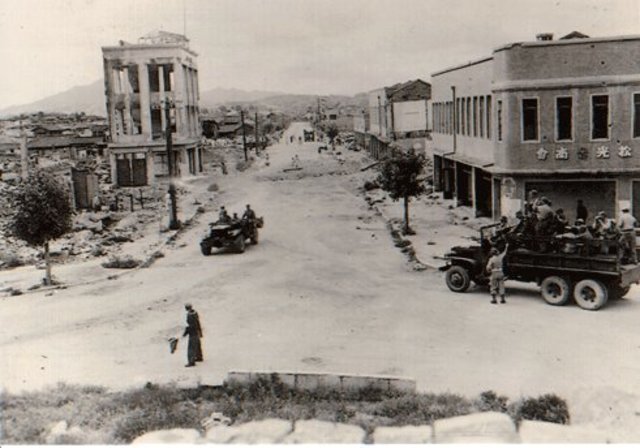 UN forces reach the capital of North Korea.