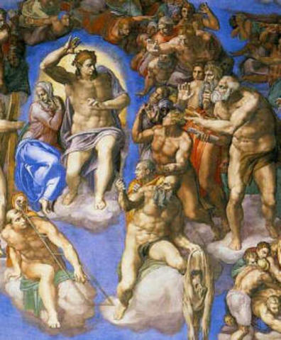 Michelangelo. "Last Judgment." (1536-1541).