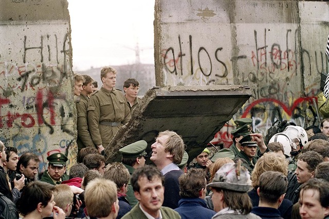 The Berlin Wall Is Brought Down