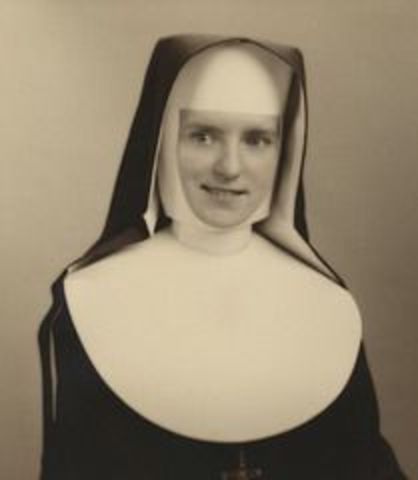 Sr Irene took her first vows