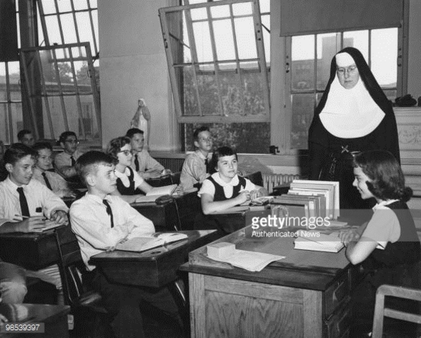 Sr Irene started her career in teaching
