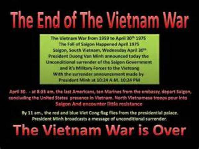 End of Vietnam war