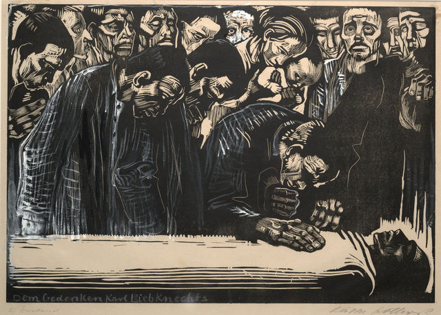 Memorial to Karl Liebknecht by Kathe Kollwitz