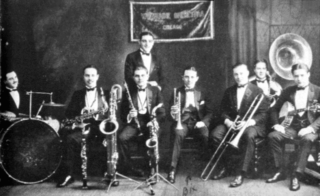 Cornetist Bix Beiderbecke and The Wolverines