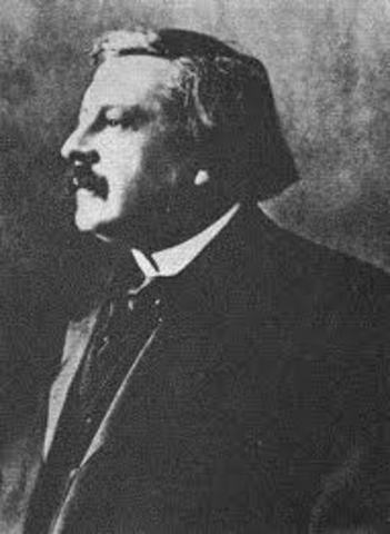 al recibir el título de Ingeniero Civil y Militar  de manos del Rector Manuel Ancízar.