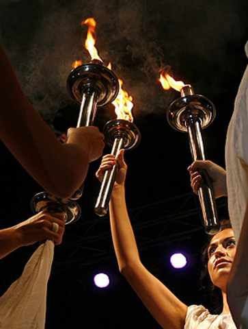 Los Romanos utilizaron antorchas