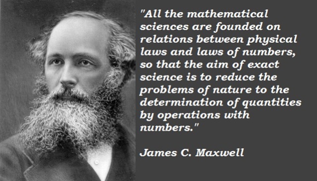 James C. Maxwell desarrolla las matemáticas