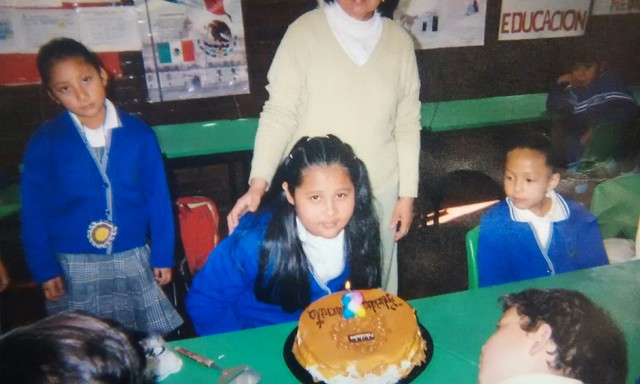 Festejo de mi cumpleaños con mis compañeros