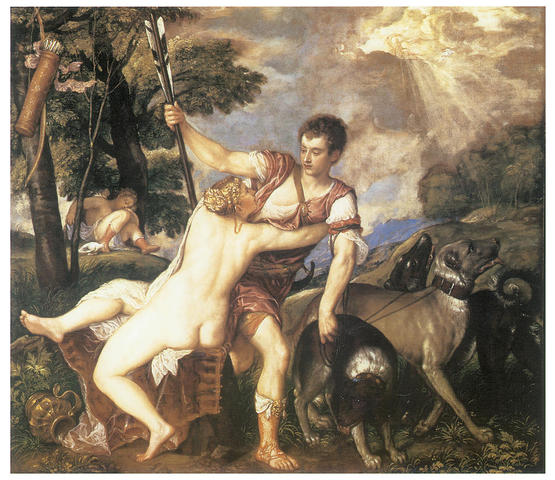 Venus and Adonis - Titian