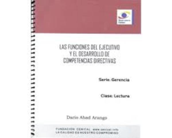 Libro " Las funciones del ejecutivo".