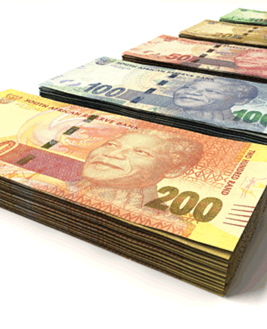 Today Its raining: Rand touches lowest point