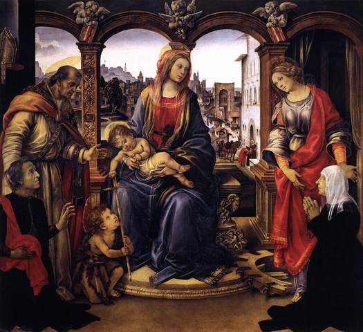 Madonna with Child and Saints by Fra Fillipo Lippi