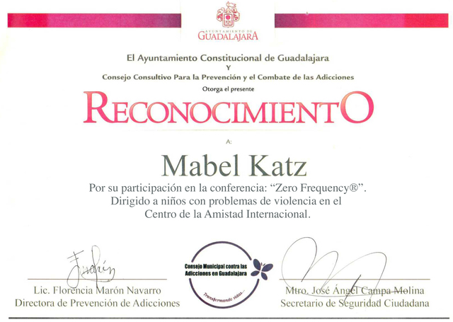 Reconocimiento baile