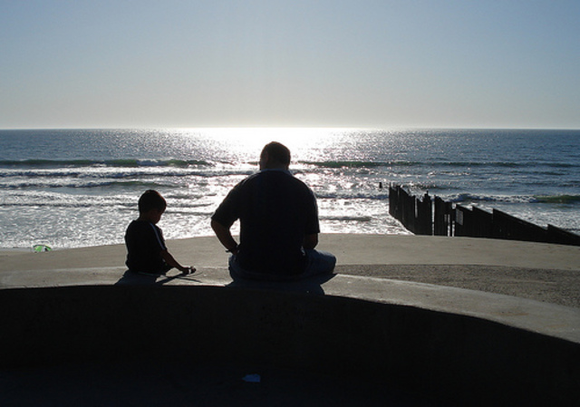 Regreso con mi padre.