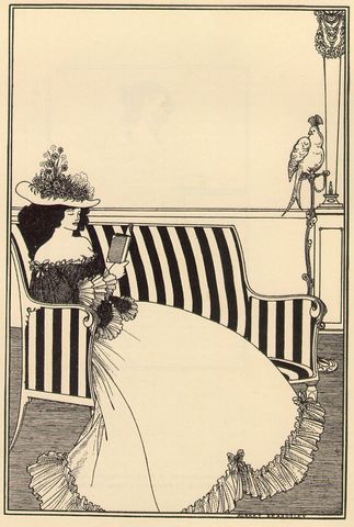 Aubrey Beardsley - (Diseño de tapa para el catálogo de libros raros de Smithers)
