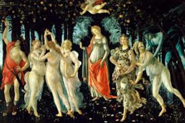 La Primavera by Alessandro Botticelli