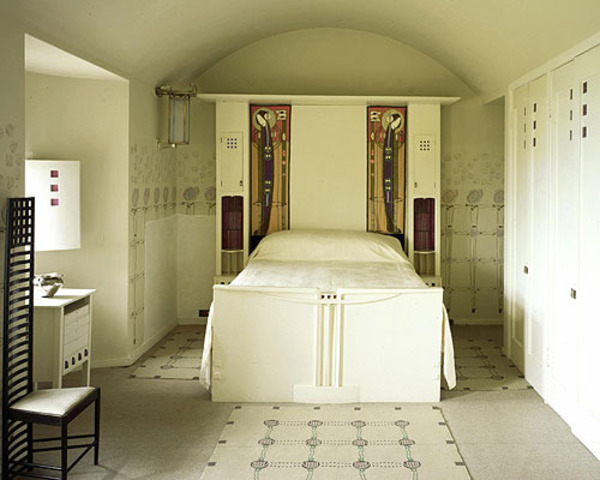 Charles Rennie Mackintosh- Dormitorio