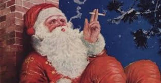 Santa Claus Smokes