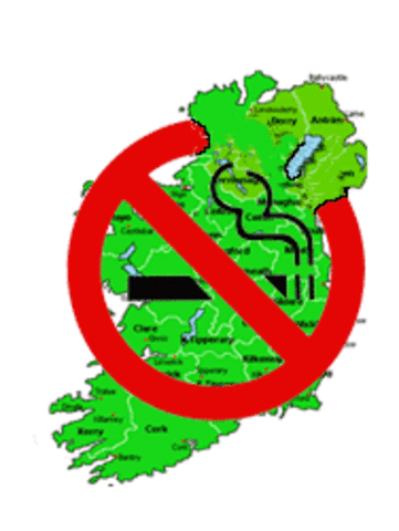 Ireland bans public smoking