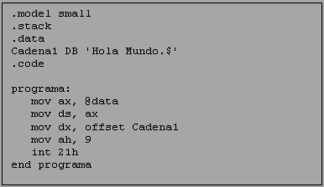 Lenguaje de Alto Nivel