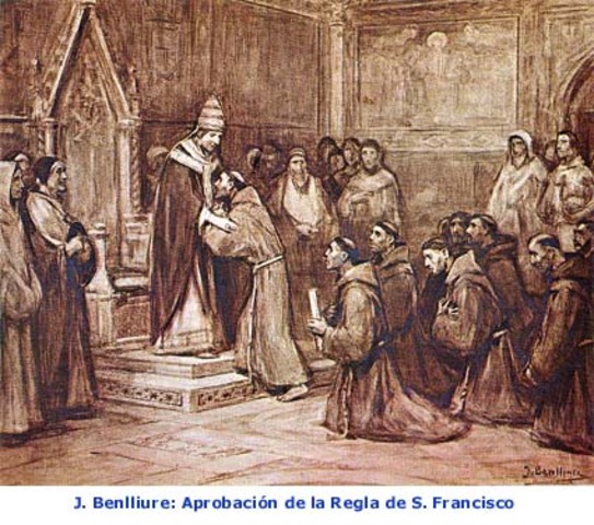 Inicio de la orden franciscana