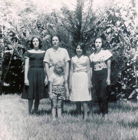 The Socarras Women right before they left Cuba May 1963