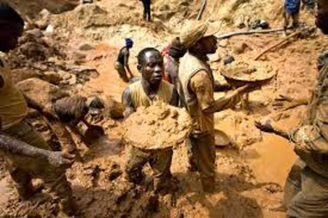 Discovery of gold in South Africa