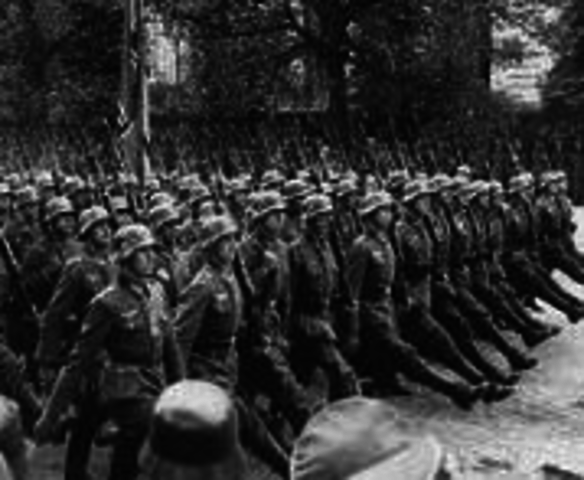 Germany takes over Poland (ww2)