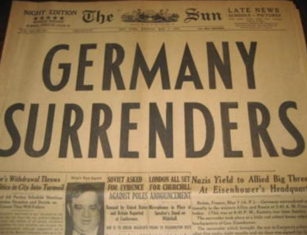 Germany surrenders