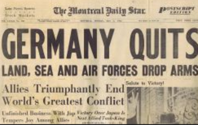 Germany surrenders