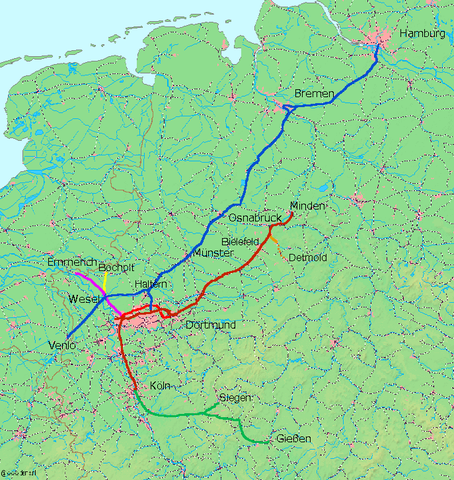 The Cologne-Minden Railway is Completed.