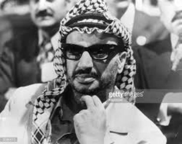 Yasir Arafat becomes P.L.O. Chairman
