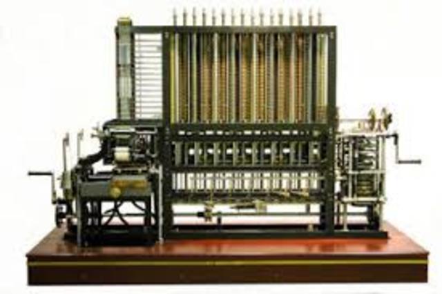 1834, las dos invenciones de Babbage: la máquina diferencial y la máquina analítica