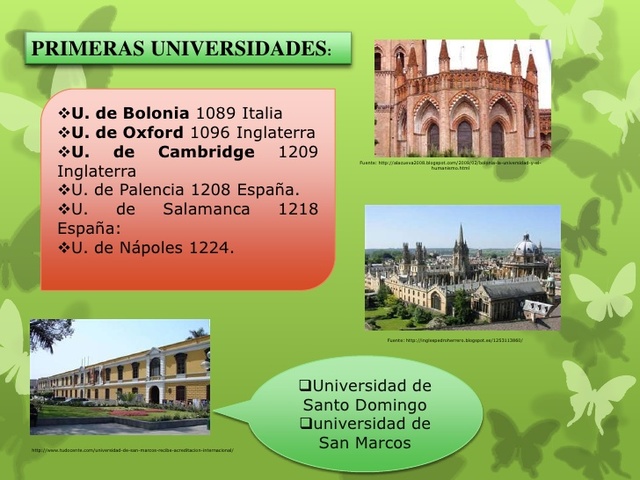 primeras universidades