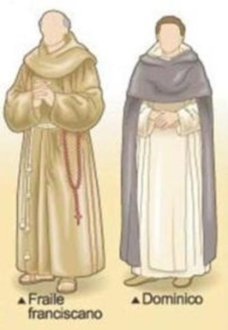 Segundo acontecimiento: Las órdenes mendicantes