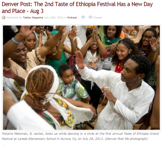 Taste of Ethiopia Festival held at Laredo