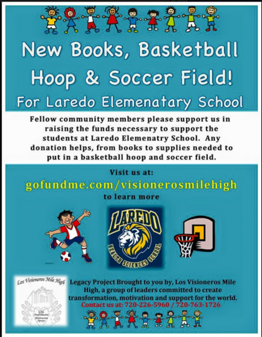 Los Visioneros partners with Laredo to provide new soccer fields and new basketball courts