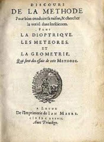 René Descartes publica la obra Discours de la méthode,