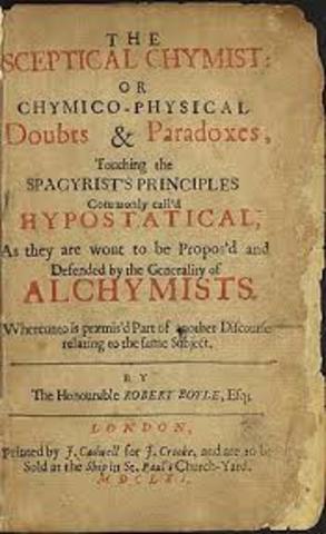 Robert Boyle publica The Sceptical Chymist