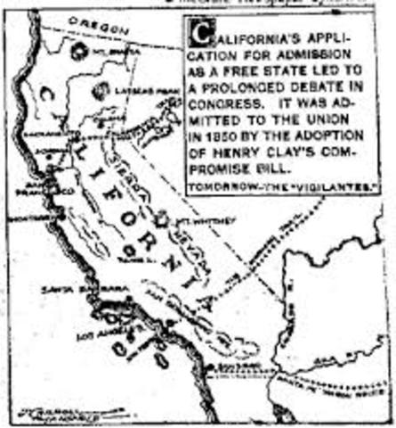 California Admitted to Union