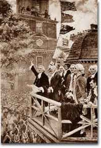 begins the Declaration of Independence